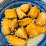 フライパンでつくる　生鮭の醤油マヨ焼き